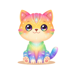 Rainbow Mythic Cat from MewMallow