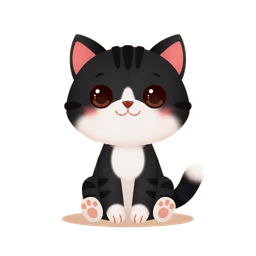 Tuxedo cat from MewMallow